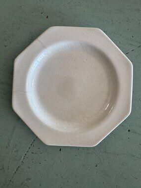 Vintage Ironstone J and G Meakin Liberty Octagonal Plate 1970s White England